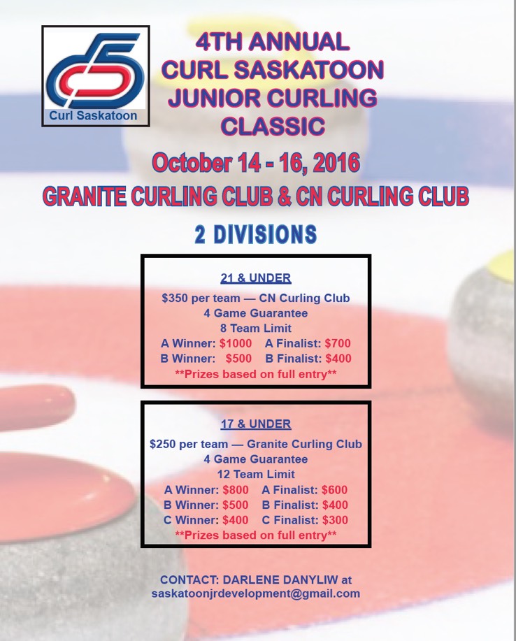 Curl Saskatoon Junior Curling Classic